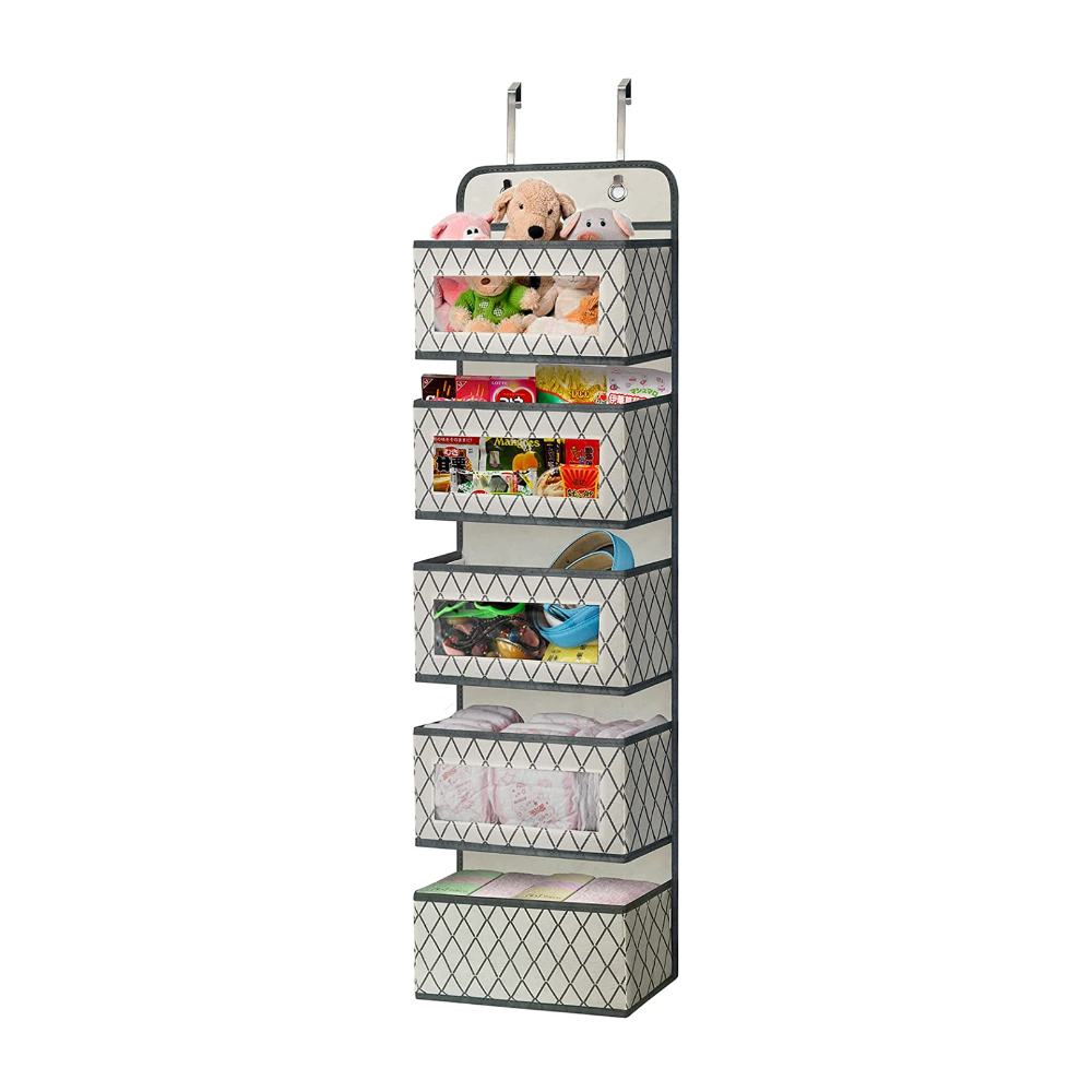 Blushbees® 5-Pocket Over-the-Door Organizer - Gray