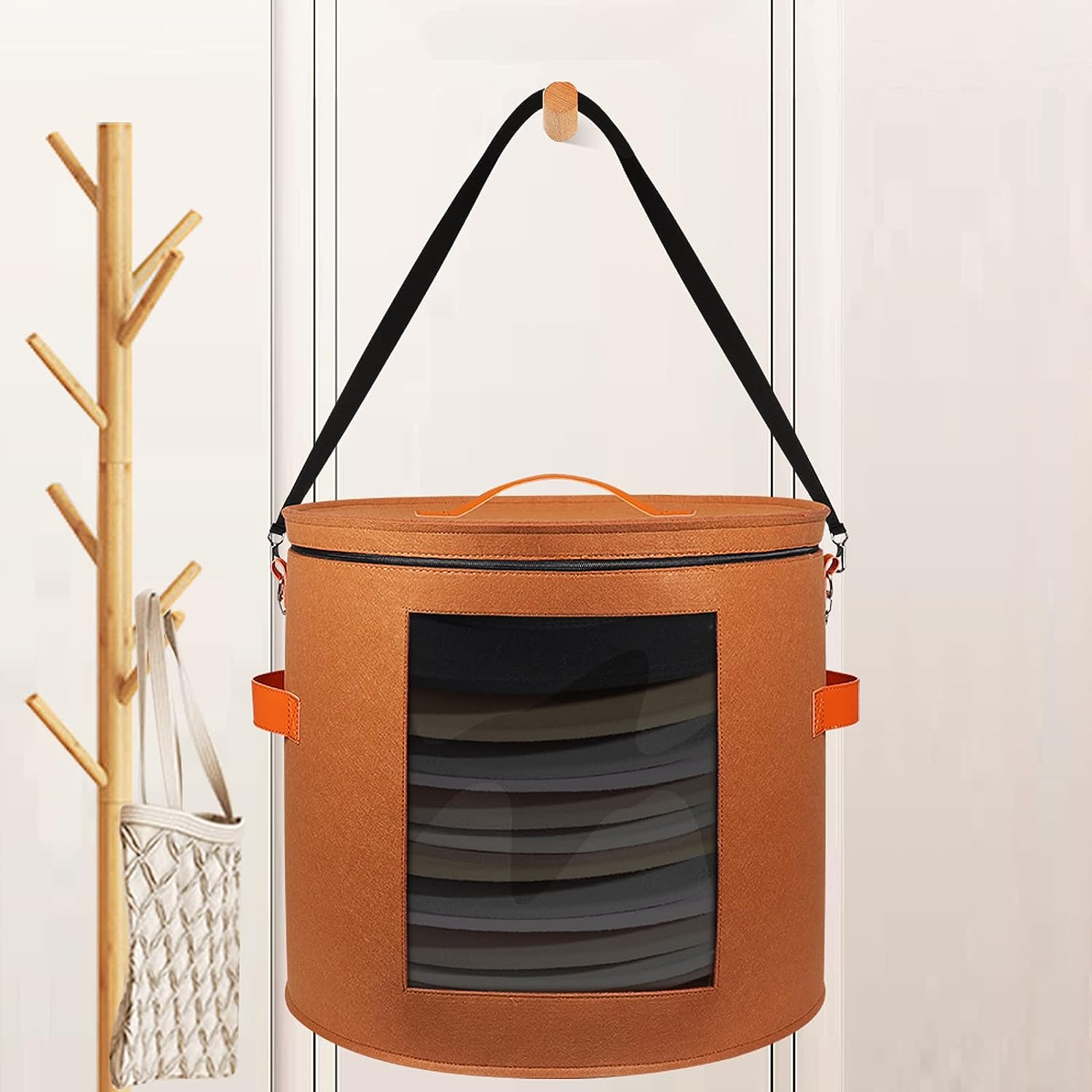 Blushbees® Oversized Hat Storage Box - 19" D X 17" H with Dustproof Lid