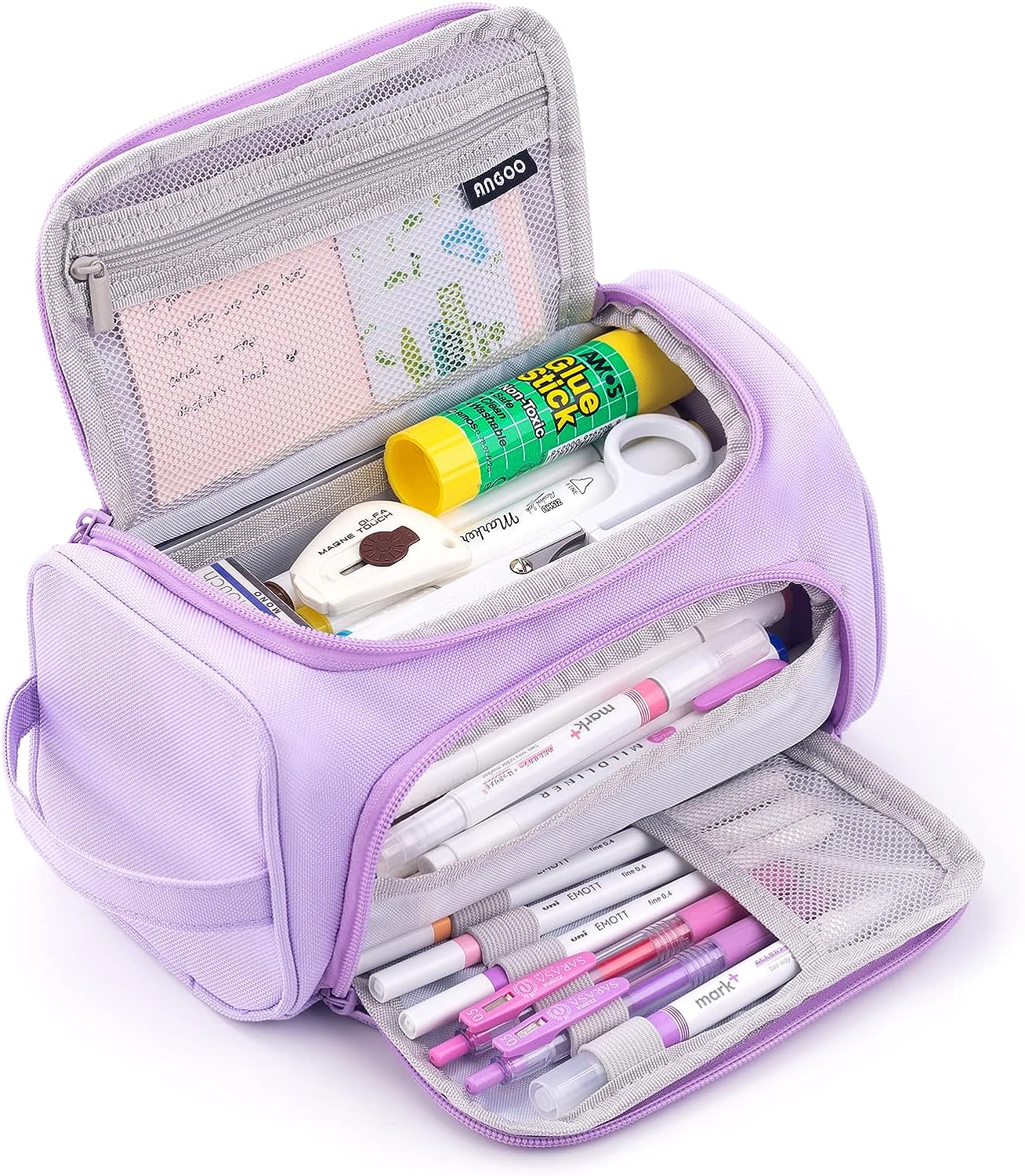 Blushbees® Purple Big Capacity Pencil Case - HVOMO