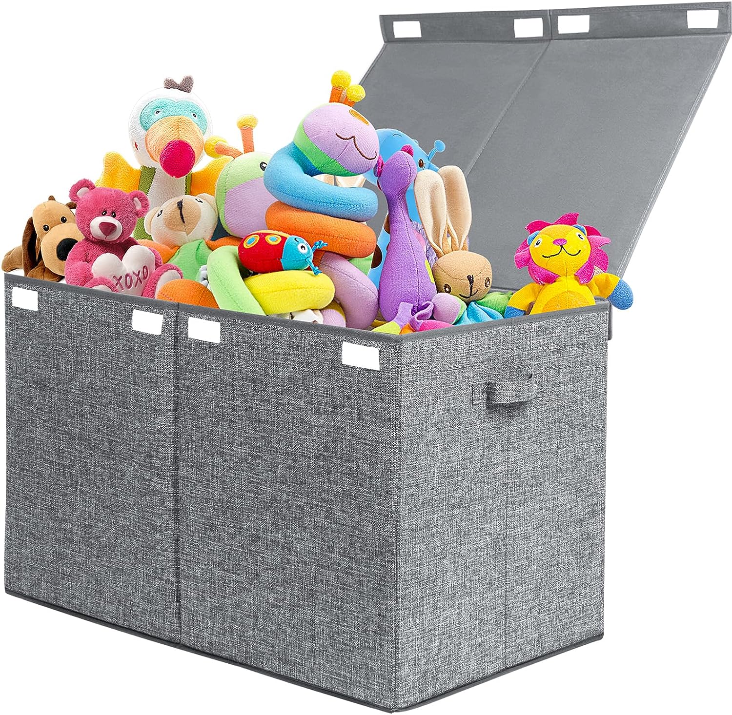 Blushbees® Large Toy Box Chest Storage - Linen Beige