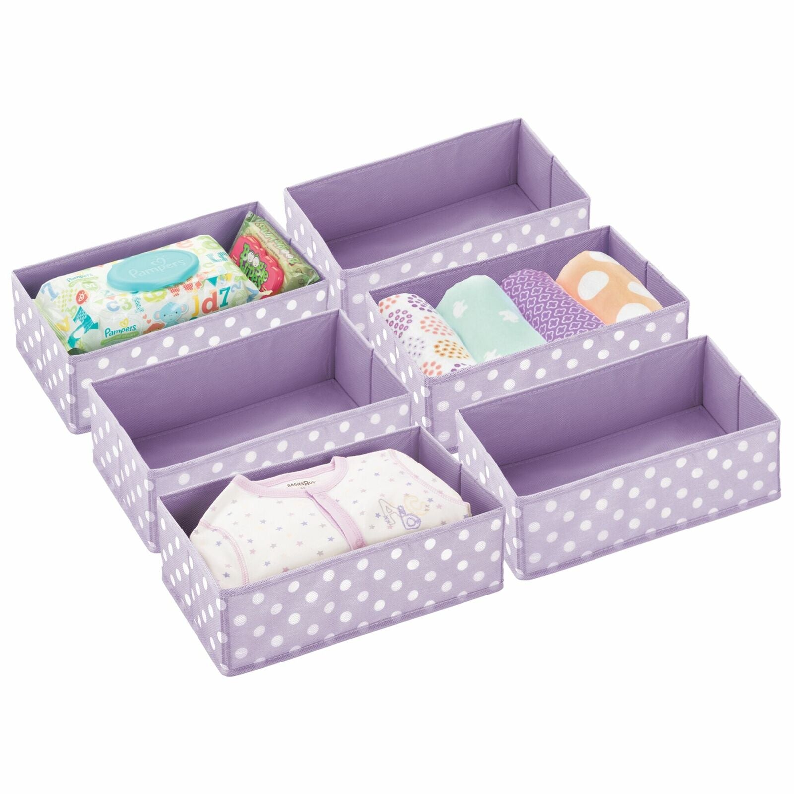 Blushbees Storage Baskets with Metal Frame for Organizing Wardrobe